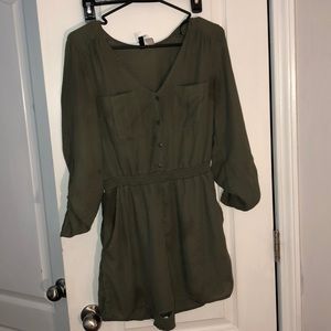 green romper